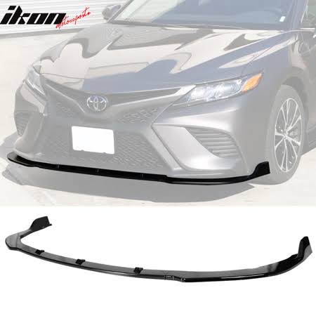Matte Black Front Bumper Lip I96717