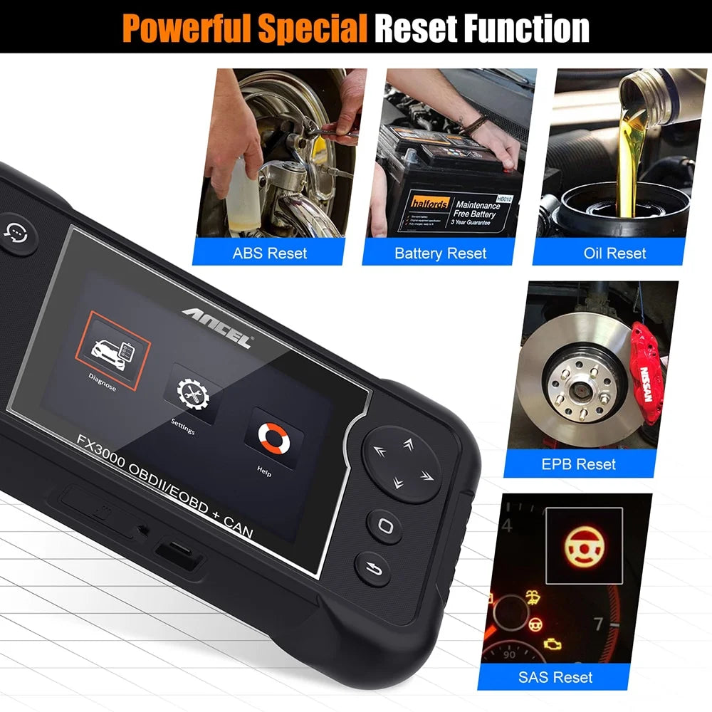 OBD2 Car Scanner Code Reader B458