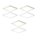 White Square Puck Light Kit/3 D5661