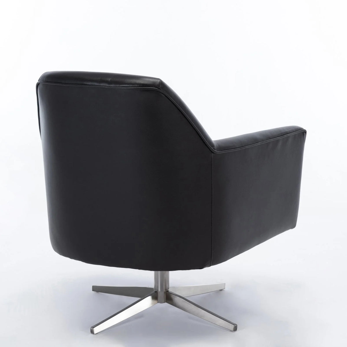 Leather Swivel Armchair C6346