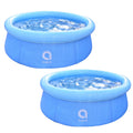 5.5 Ft Inflatable Backyard Swimming Pool (2 Pack) Q726070