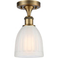 Brushed Brass Semi-Flush Mount Light O626471