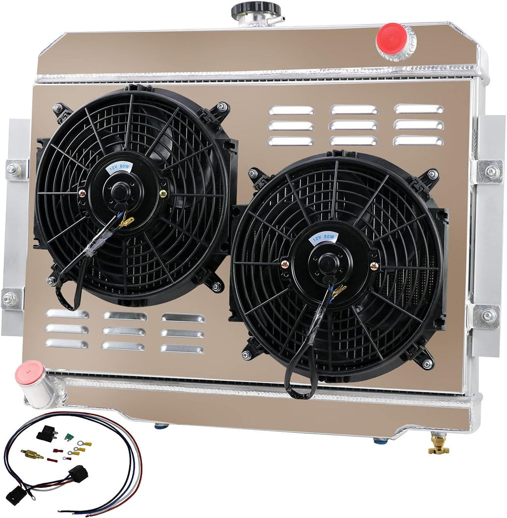 Aluminum 3 Row Radiator Shroud Fans W843