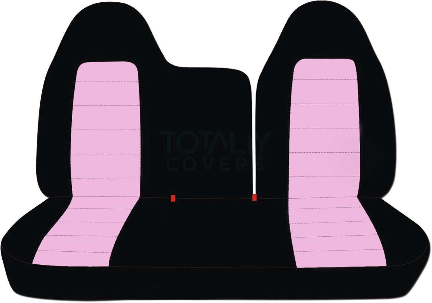 Black & Yellow Two-Tone Truck Seat Covers V739336