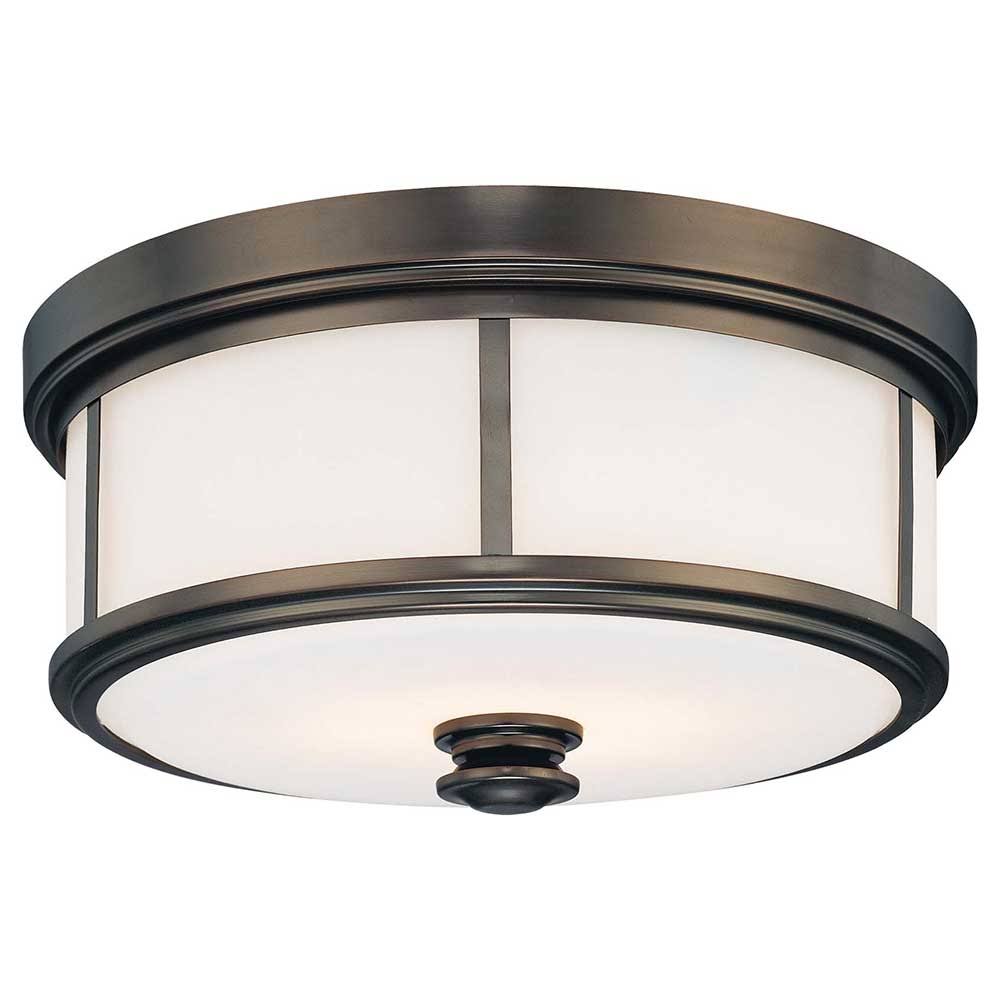 Polished Nickel 2-Light Flush Mount P186541