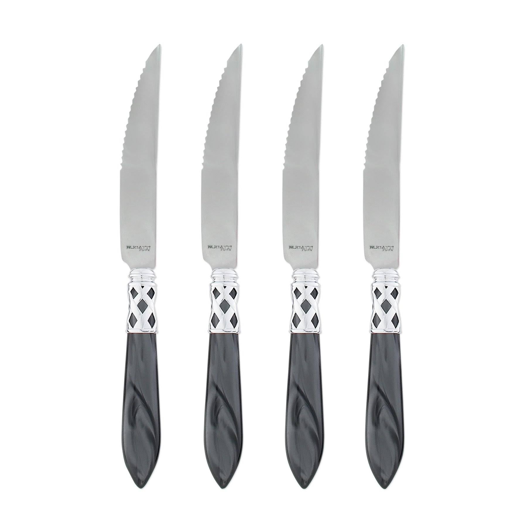 Set of 4 Charcoal Steak Knives I17045