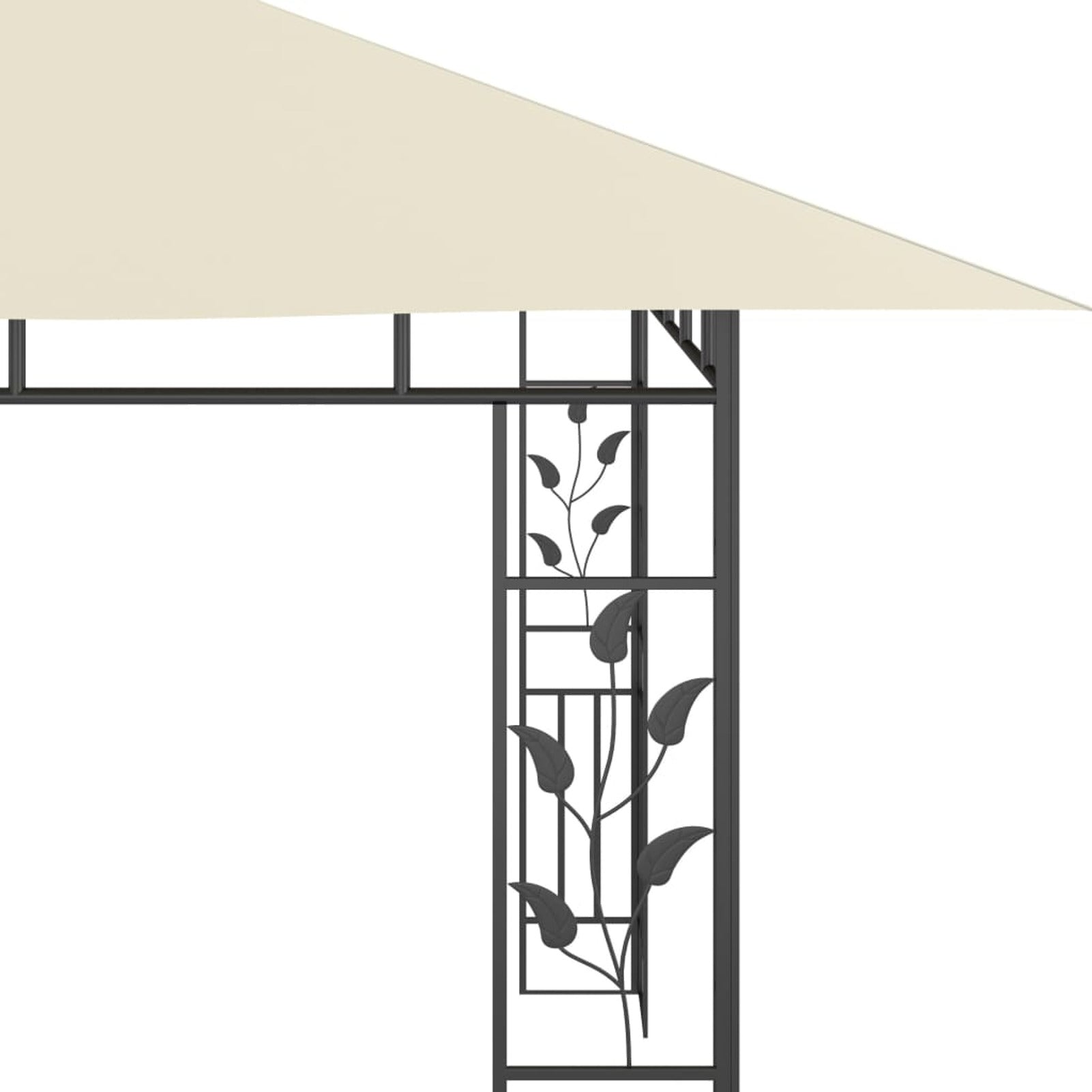 Gazebo with Mosquito Net 13.1'x9.8'x9' Cream S639694