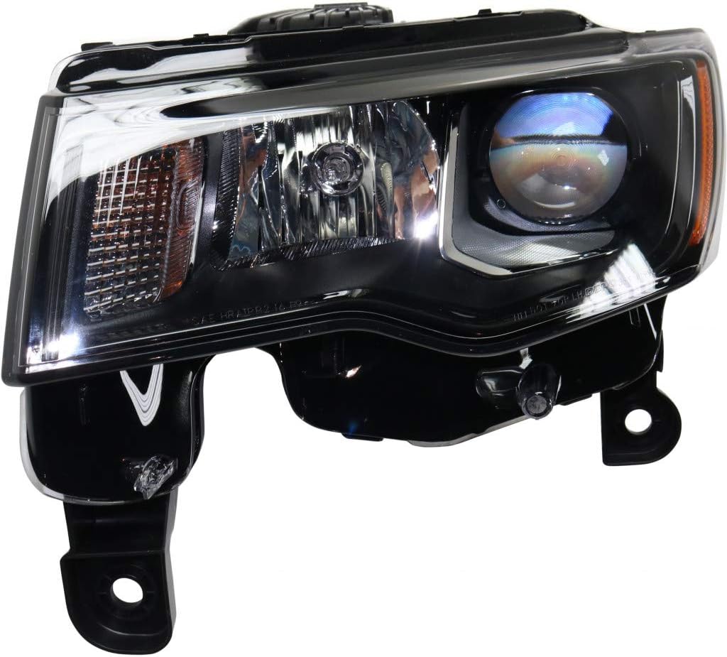 Driver Side Halogen Headlight Assembly for Jeep Grand Cherokee 2017 2018 2019 M921