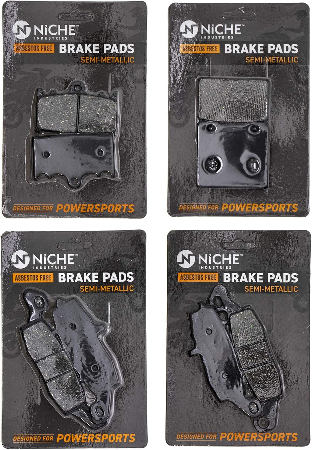 Brake Pad Set Semi-Metallic Pack of 2 J190007