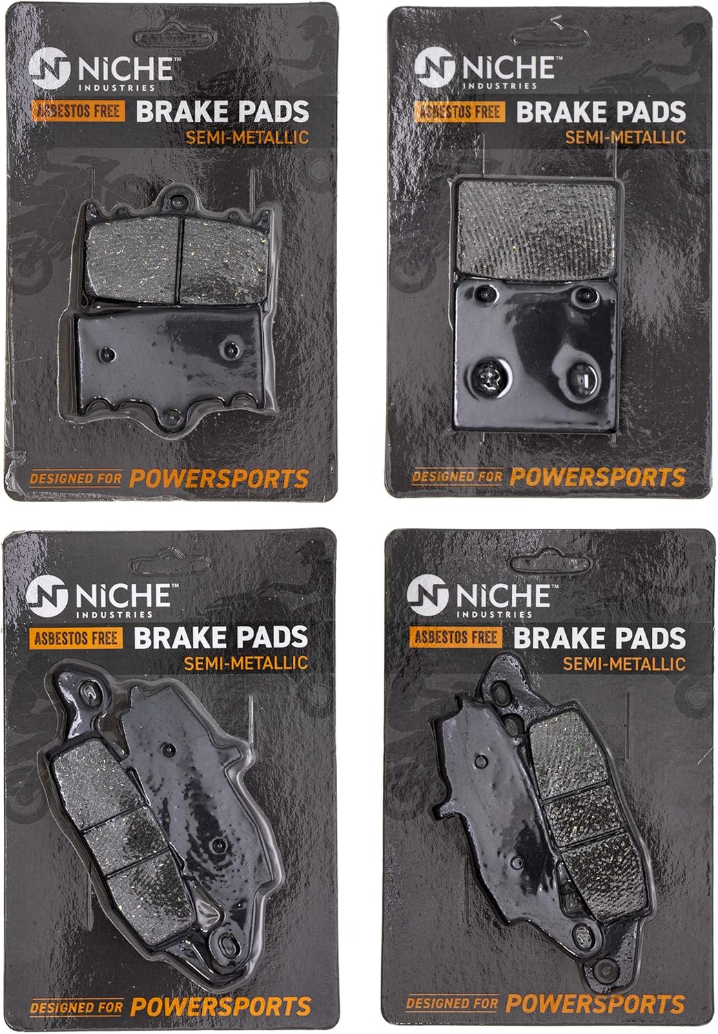 Brake Pad Set Semi-Metallic Pack of 2 J190007