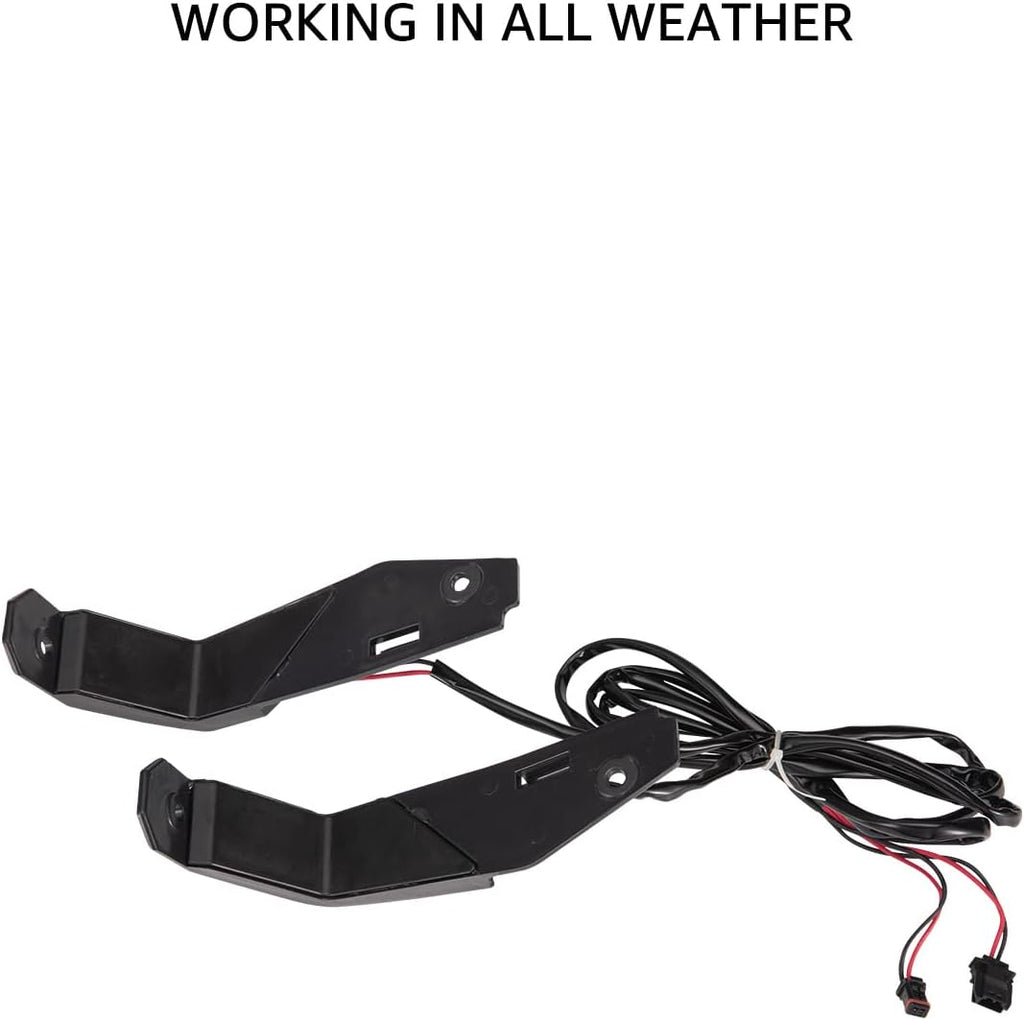 Black Aluminum Hand Guards LED Lighting Kit (2PCS) C6030