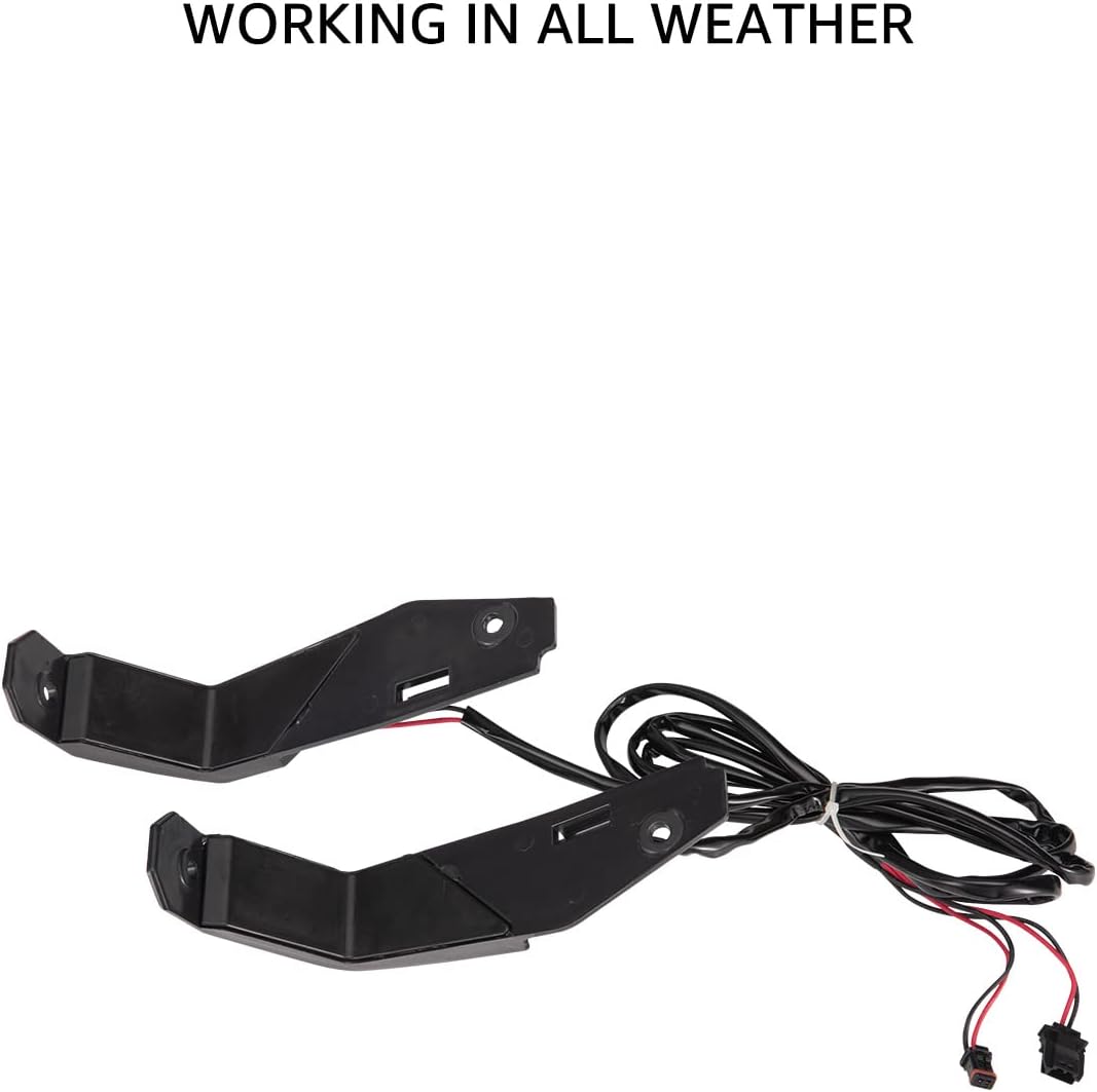 Black Aluminum Hand Guards LED Lighting Kit (2PCS) C6030
