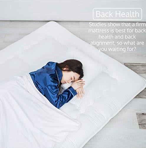 Full Long Foldable Futon Mattress with Sheet H574