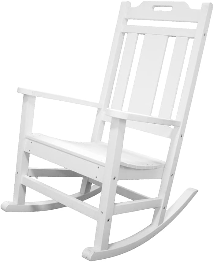 Brown PolyTEAK Plastic Rocking Chair P7855