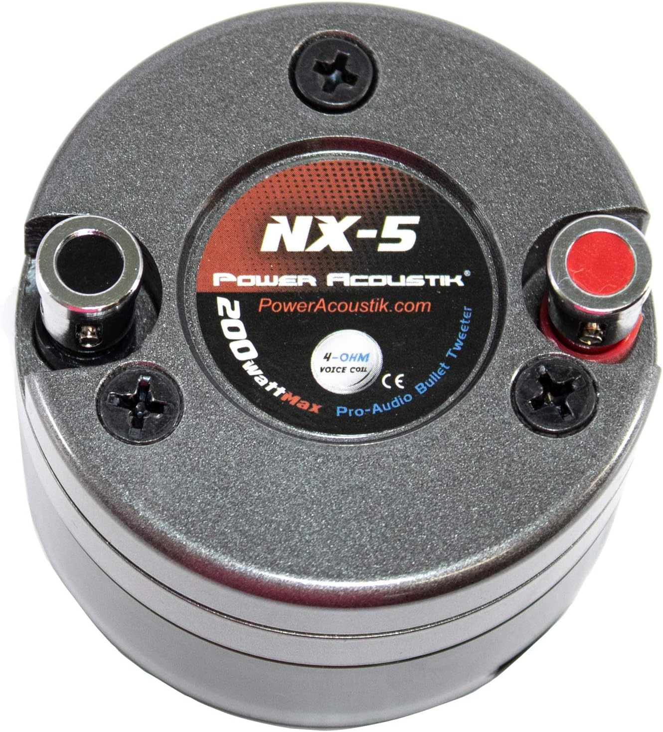 4X 800W 4 Ohm Bullet Horn Super Tweeters Black V562515
