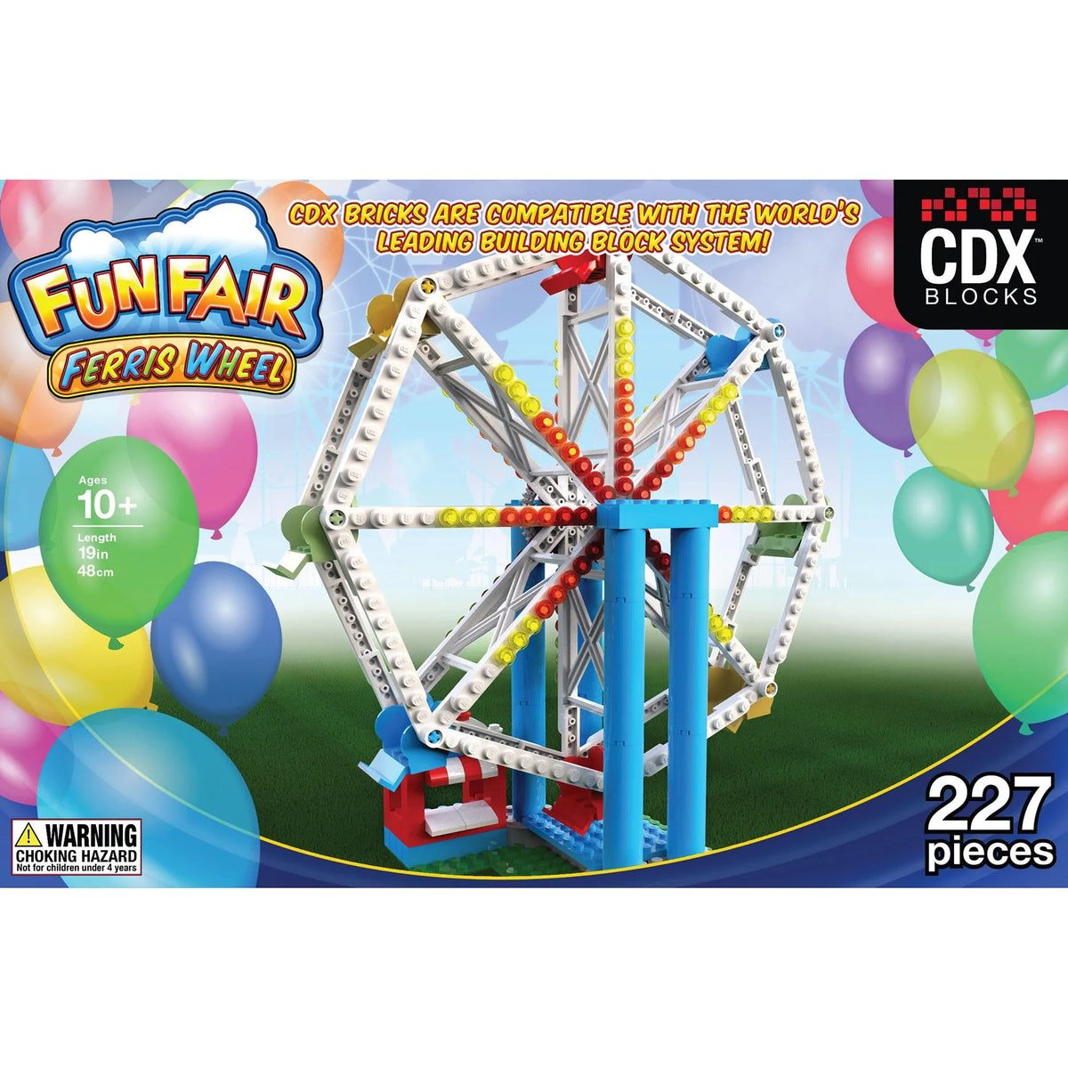 227 Pieces Brick Building Set Amusement Park Ride Model L91605