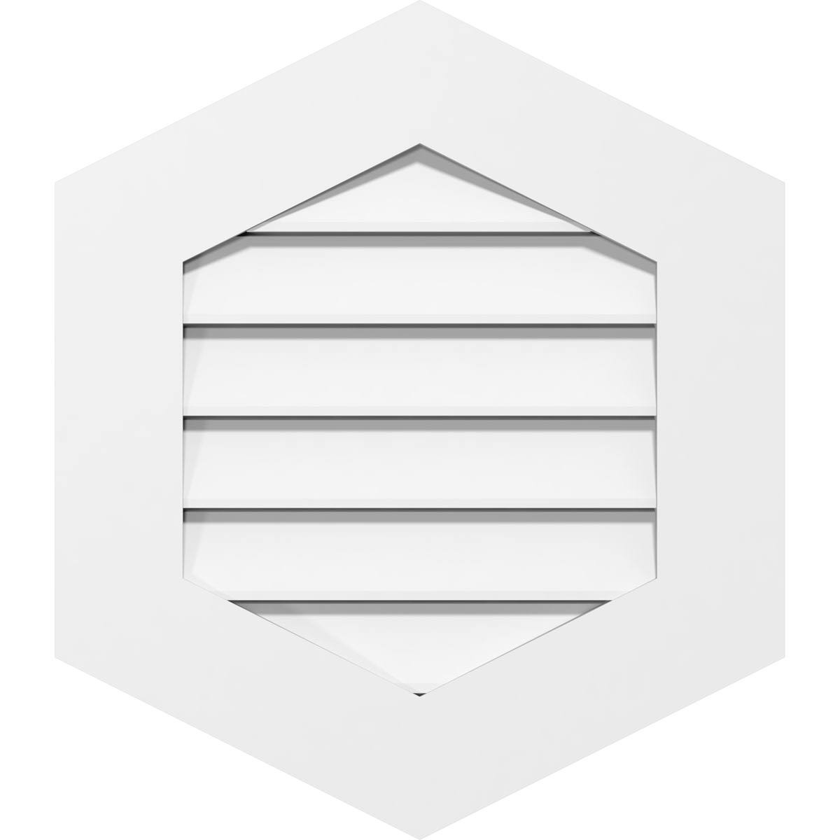 PVC Gable Vent 9/12 Pitch L291200