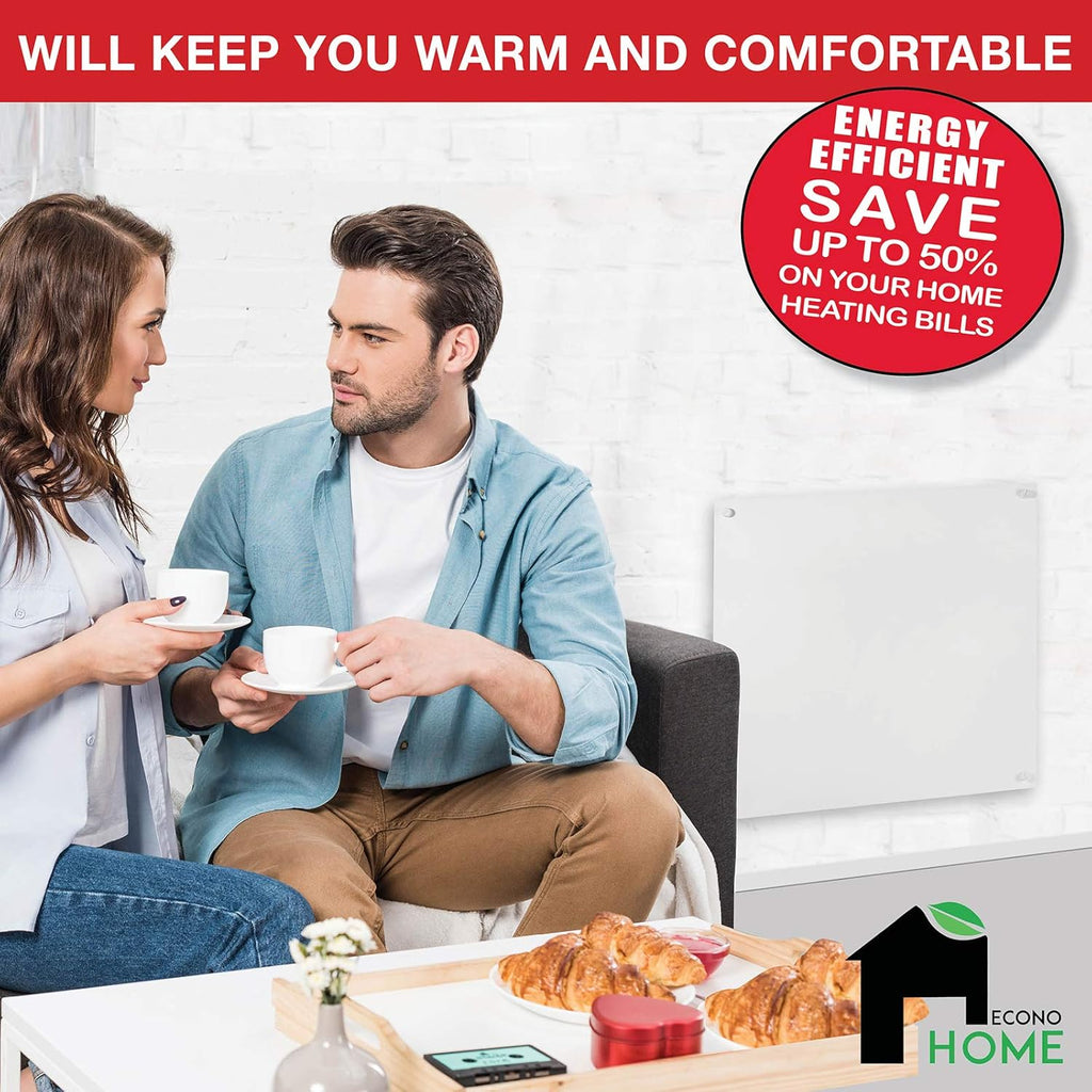 Wall Mount Smart Space Heater Panel with Overheat Protection T372