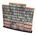 Quad Width Wall Storage Cabinet Black J5959