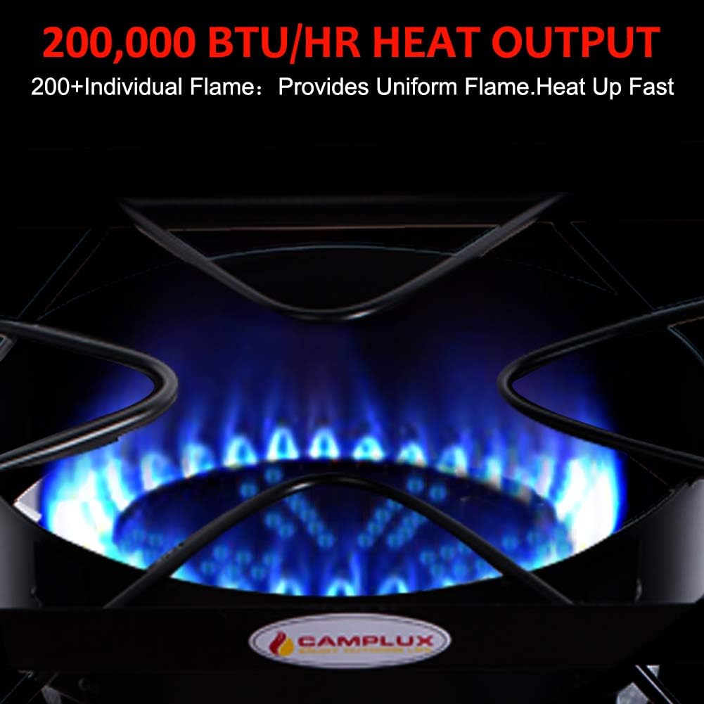 Propane Burner 200,000 BTU Single Outdoor Stove O424