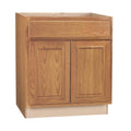 Medium Oak Assembled Sink Base Kitchen Cabinet Q788