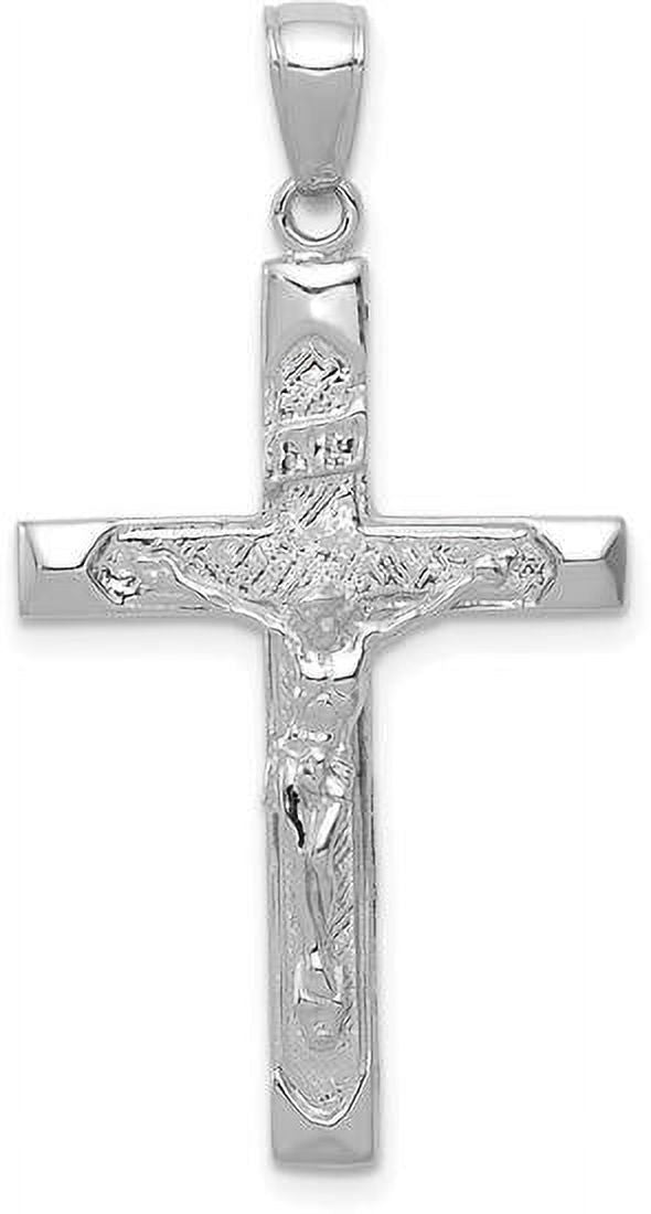 14k White Gold Crucifix Pendant V53122