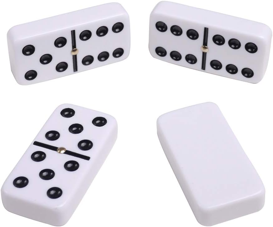 Pink Double 6 Domino Set M116