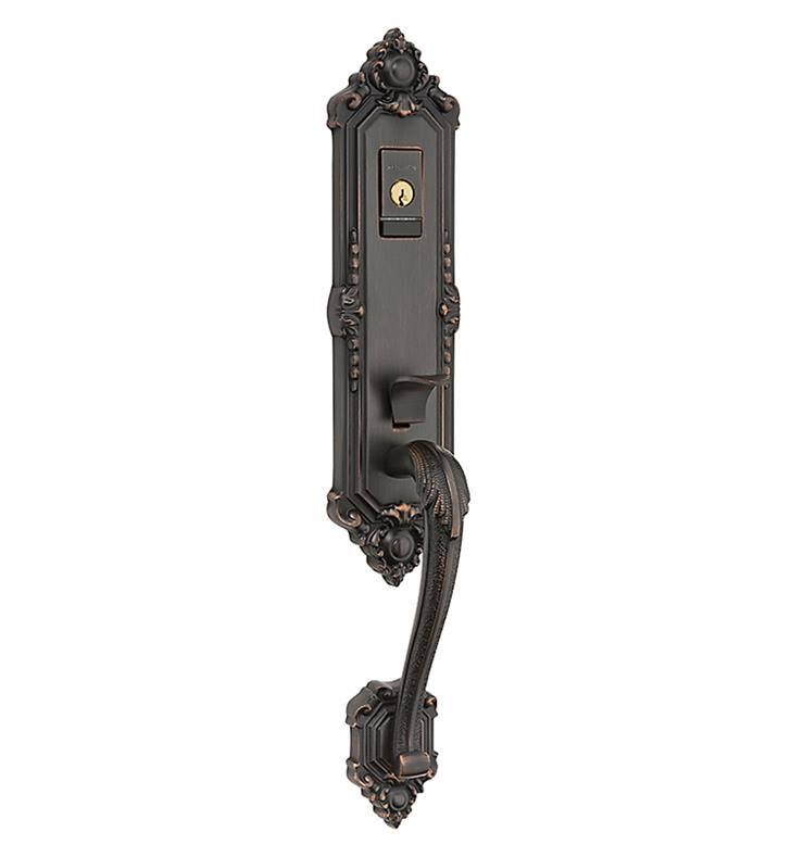 Oil Rubbed Bronze Handleset with Lever P46775