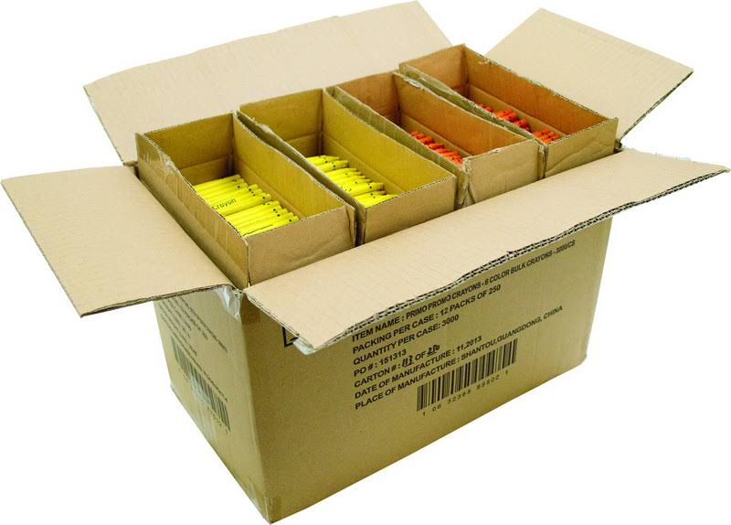 6 Asst Colors Crayons L29332