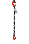 Chain Sling 5/16" x 5' Single Leg with Grab and Sling Hook Grade 80 Pack of 2 L2964