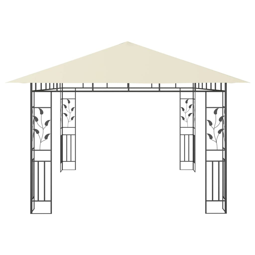 Gazebo with Mosquito Net 13.1'x9.8'x9' Cream S639694