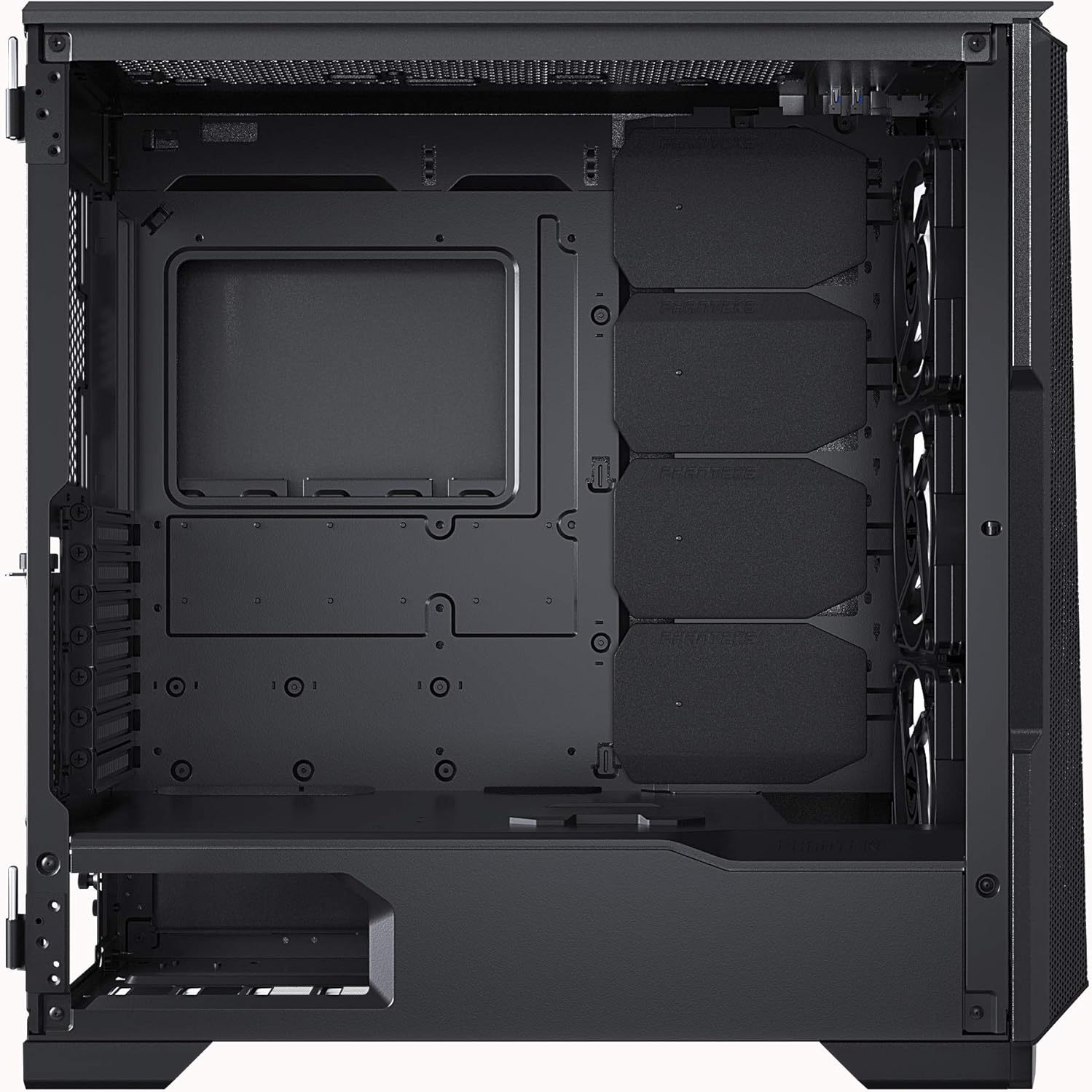 Black ATX Mid-Tower Case with Tempered Glass V86307