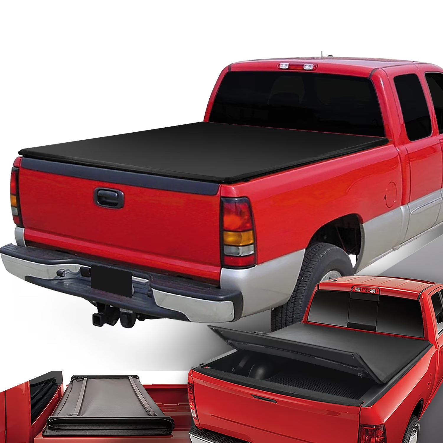 Tri-Fold Soft Top Tonneau Cover A6903