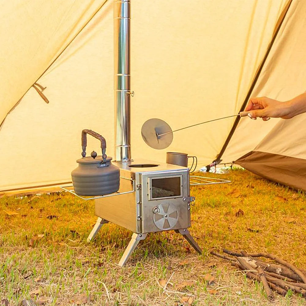 Portable Wood Stove with Chimney T479