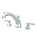 Polished Chrome Roman Tub Filler Faucet V74674
