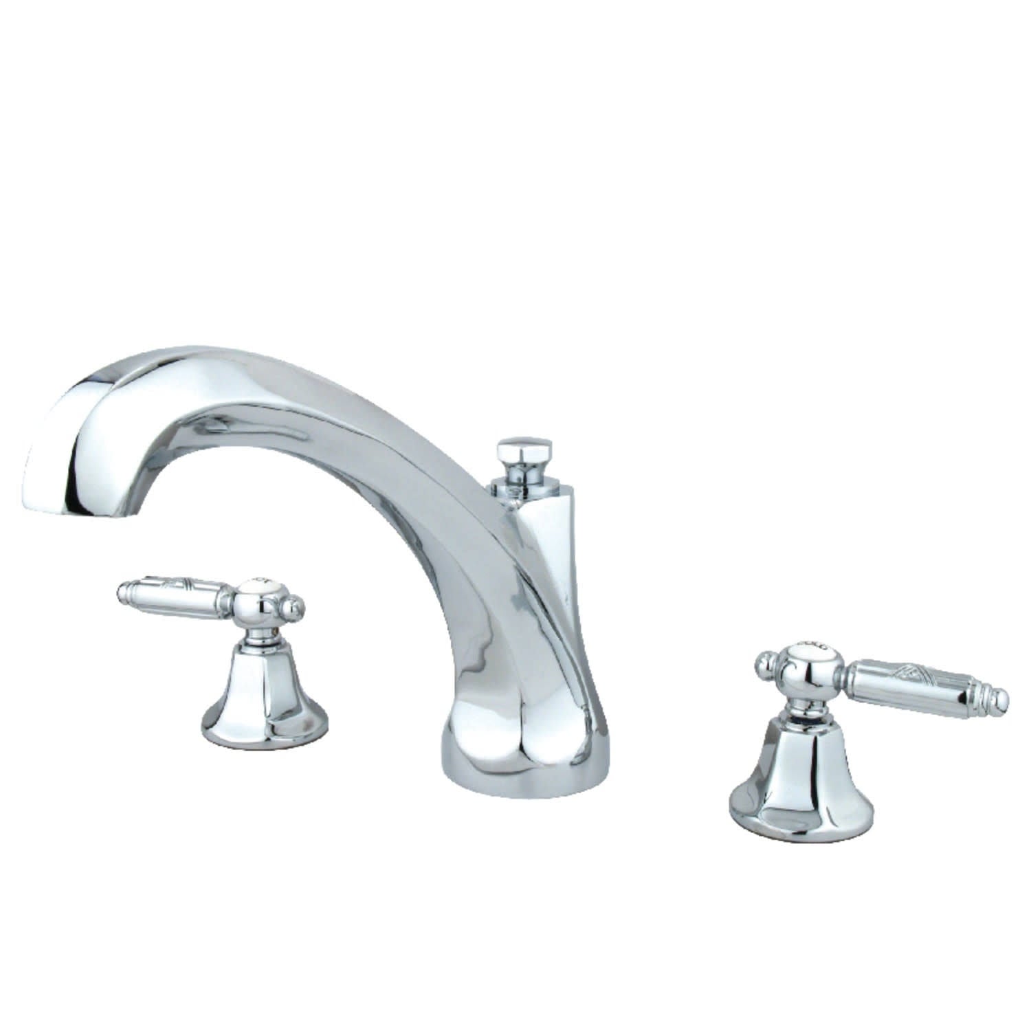 Polished Chrome Roman Tub Filler Faucet V74674