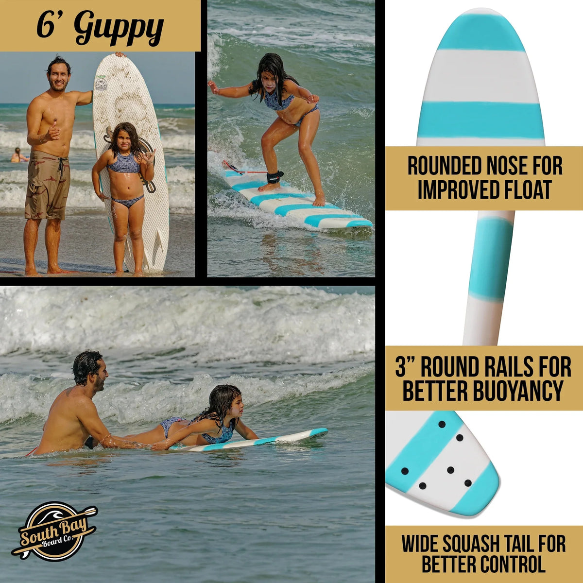 6' Guppy Surfboard X6964