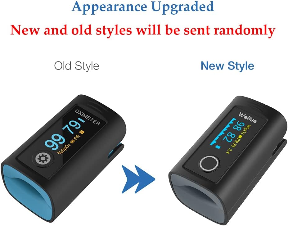 Bluetooth Pulse Oximeter Fingertip with Alarm, Carry Bag & Lanyard W853