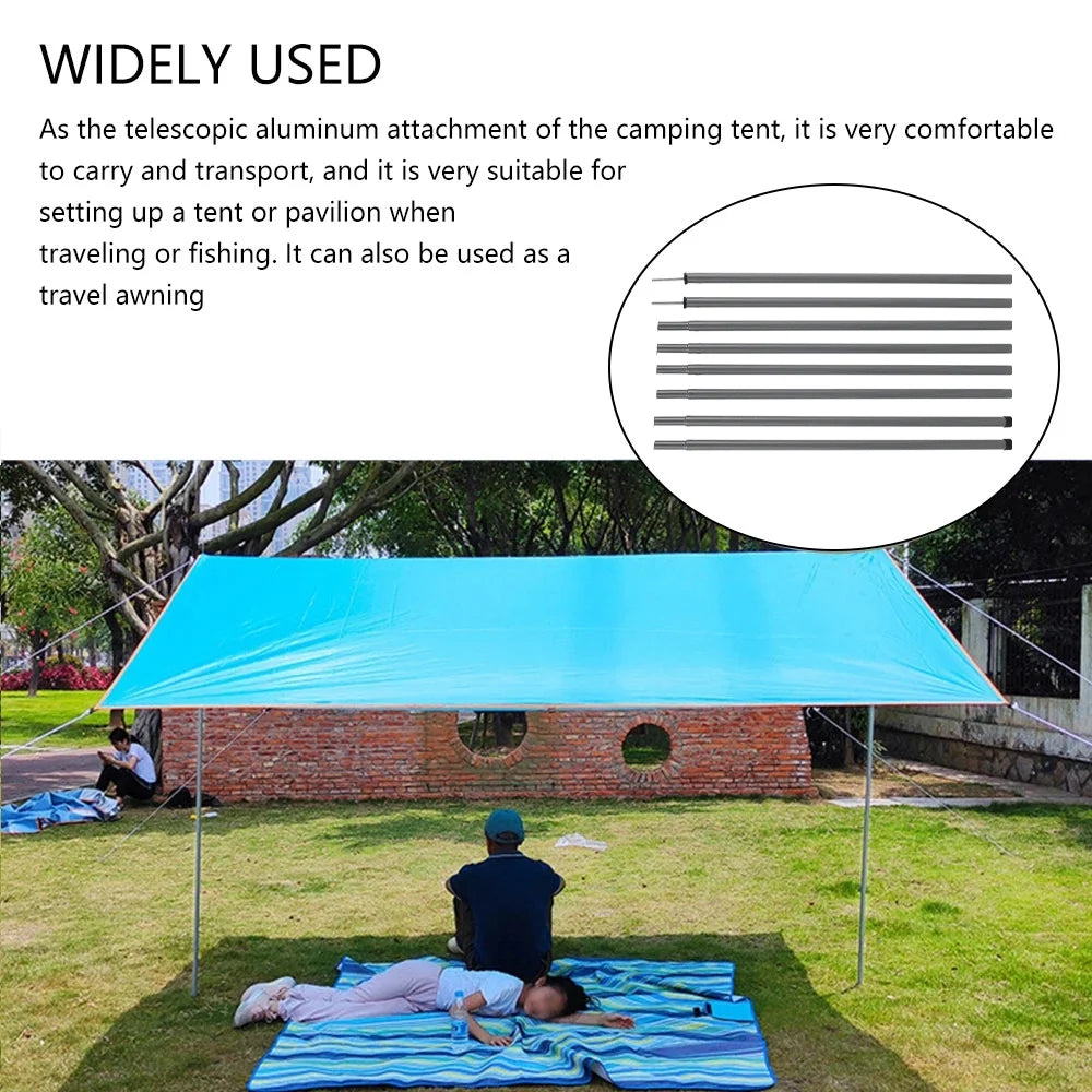 Adjustable Universal Iron Tent Poles for Camping Canopy F1213
