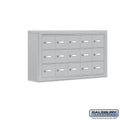15 A Door Cell Phone Storage Locker, Aluminum, Surface Mounted H672561