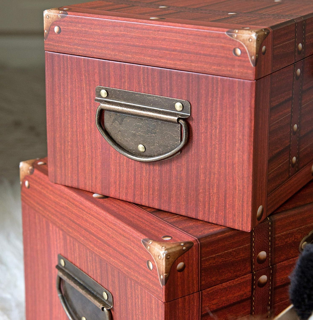 Decorative Cardboard Storage Trunk Set of 3 M217