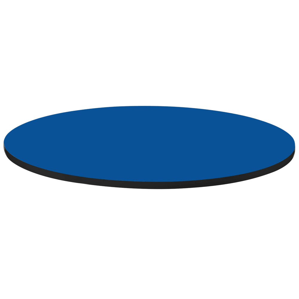 Round Cafe Table Top in Blue E554
