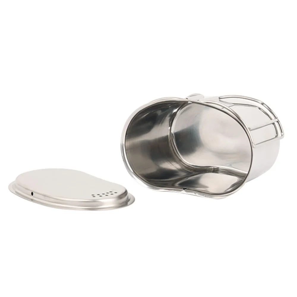 Stainless Steel Camping Cookware Set with Wood Stove F594127