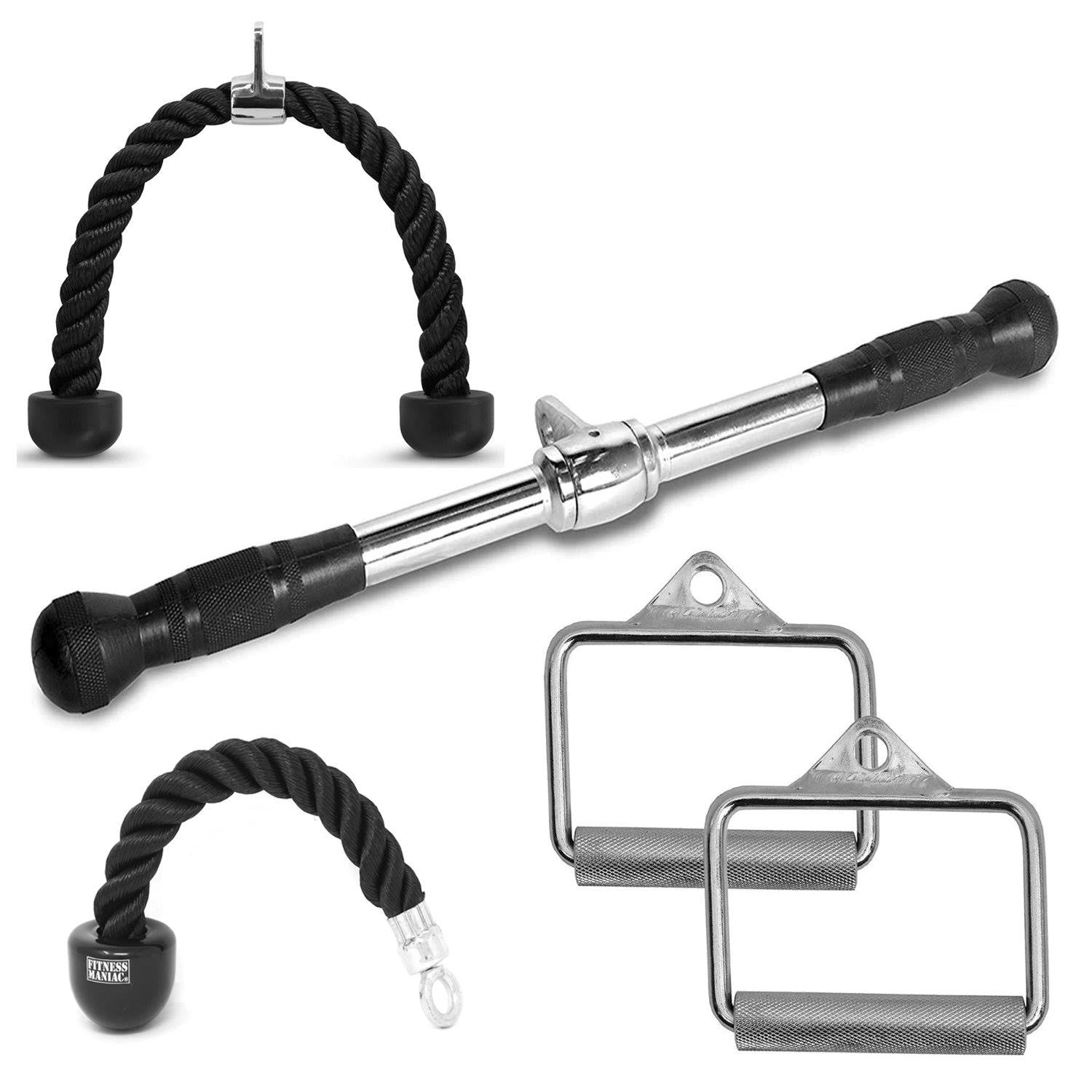 Tricep Rope Cable Attachment Combo Set G841