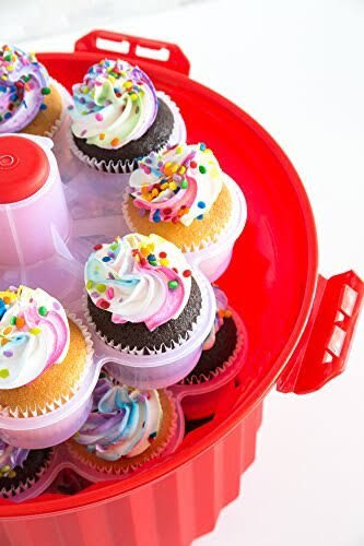 Red Cupcake Carousel C845