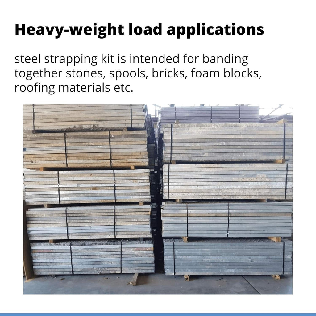 3/4" x 200' Steel Strapping Kit with 1700 lbs Break Strength P292