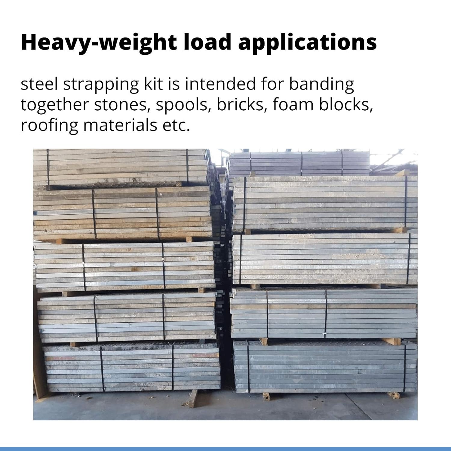 3/4" x 200' Steel Strapping Kit with 1700 lbs Break Strength P292