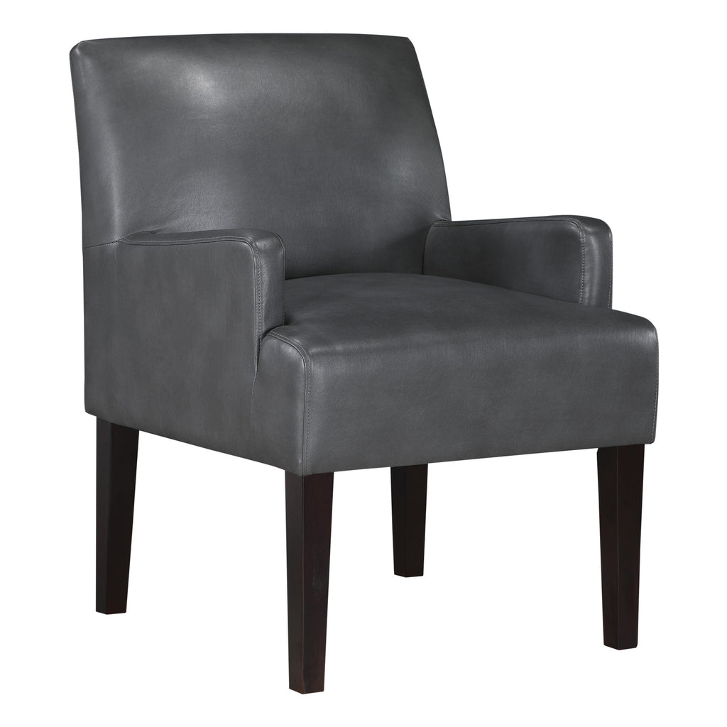 Cream Faux Leather Guest Chair N199
