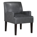 Cream Faux Leather Guest Chair N199