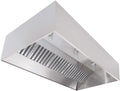 Stainless Steel Wall Canopy Exhaust Hood with Baffle Filters J9110